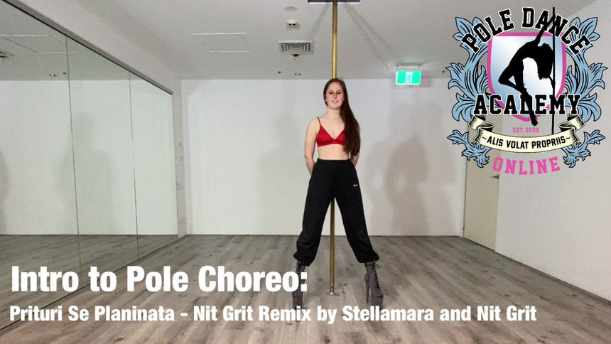 Intro to Pole Choreo with Miranda - Prituri Se Planinata